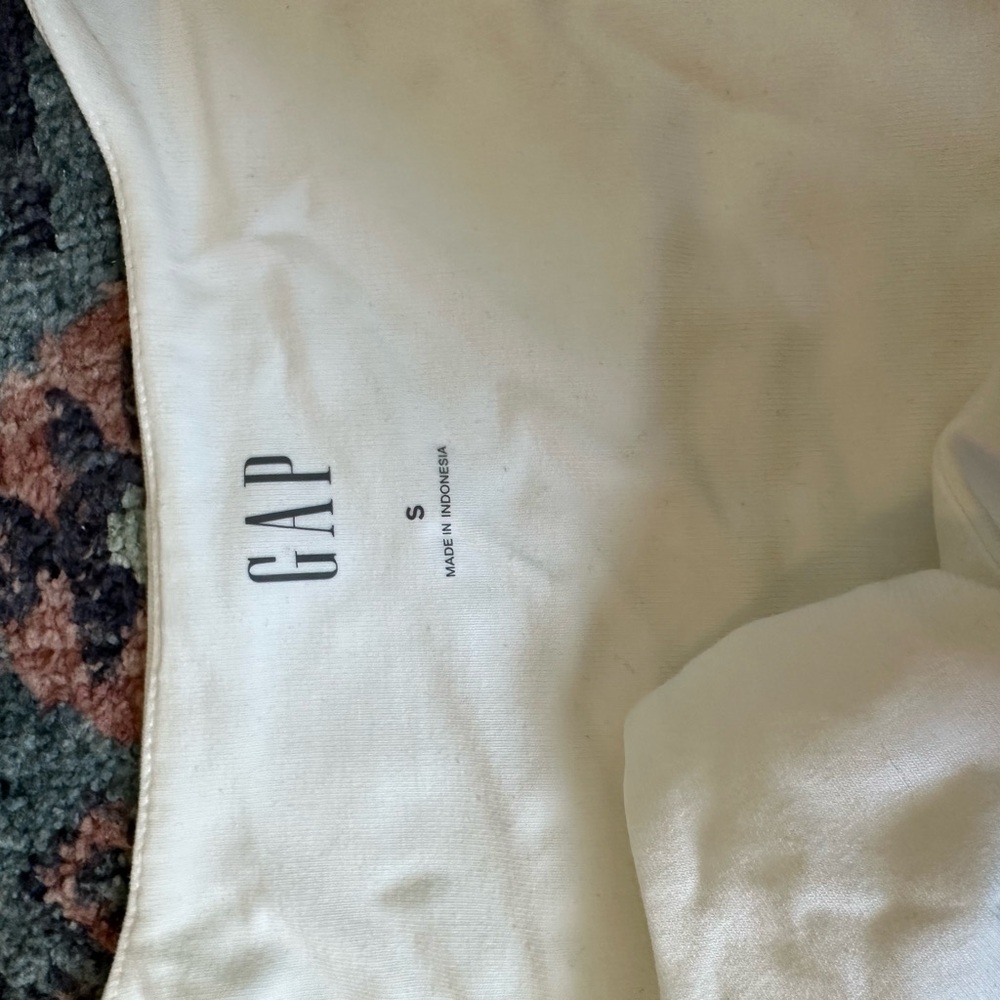 GAP Cream Women's Tank Top - Minimal Scoop Neck